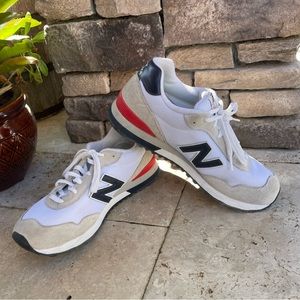 New Balance Men’s 515 10.5 D White Red Blue